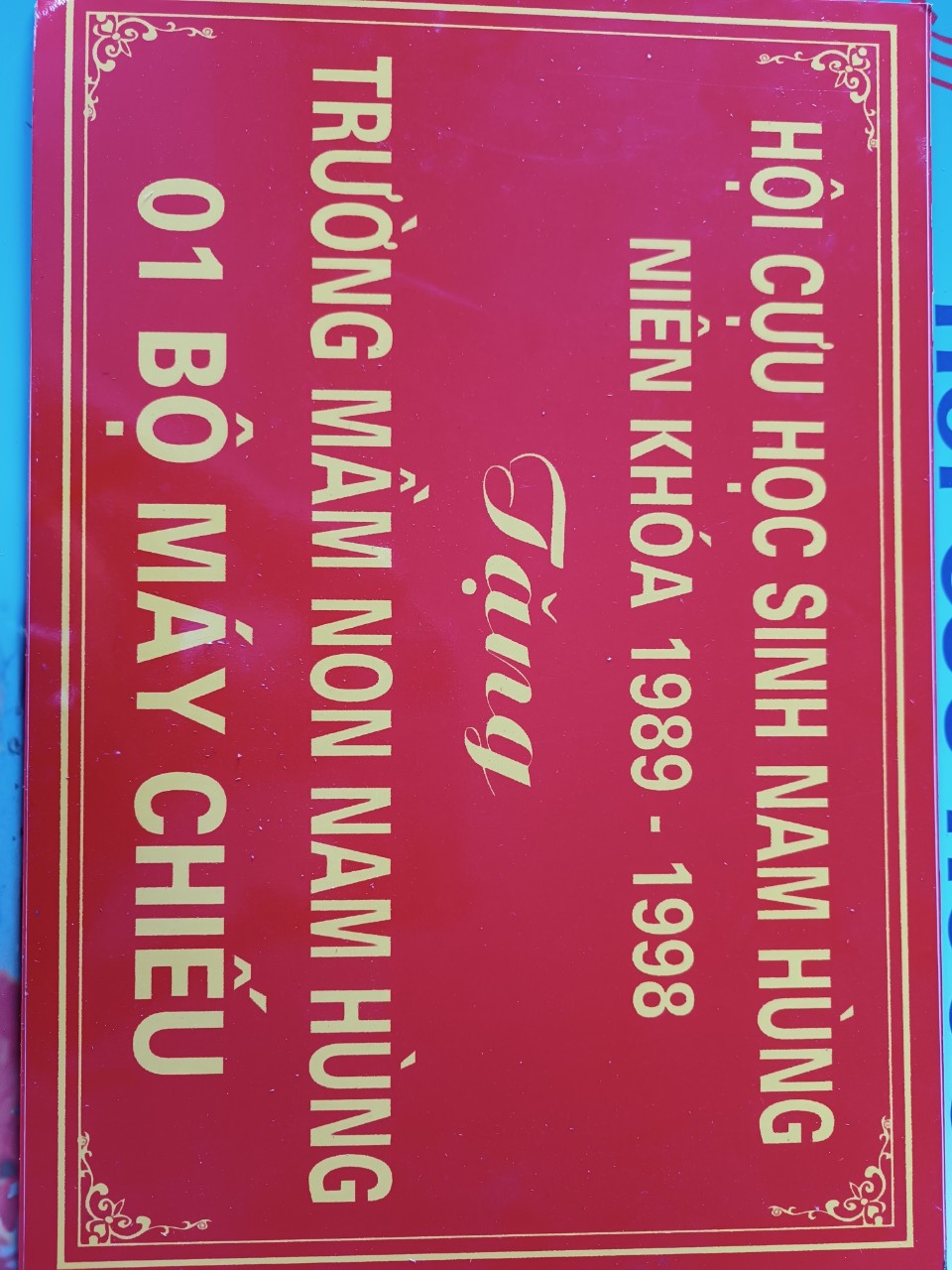 TRAO TẶNG MÁY CHIẾU 22-23